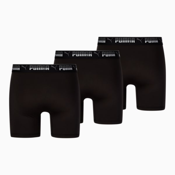 Men's Training Boxer Briefs [3 Pack], BLACK, extralarge